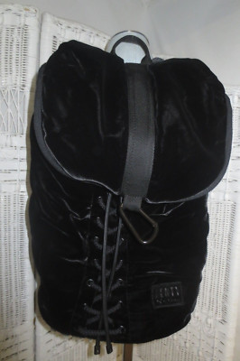 Fenty Puma Rihanna Black Velvet Lace Up Backpack | eBay display picture 3