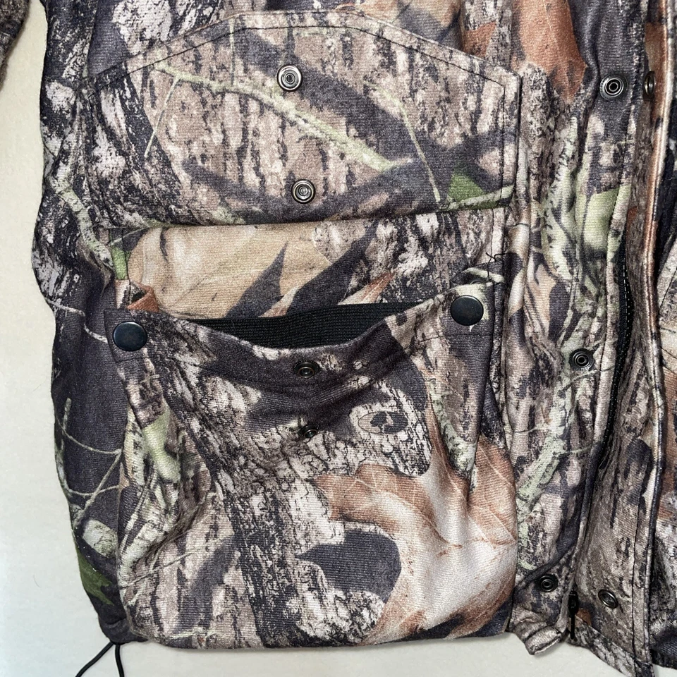 Arctic Shield Mossy Oak Hardwoods Camo Insulated Full Zip Hunting Jacket M - Image 3 of 4