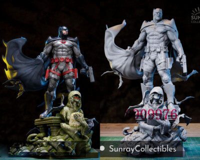 Bat-man Dark Knight 3D Printing Unpainted Figure Model GK Blank Kit New Toy Stoc