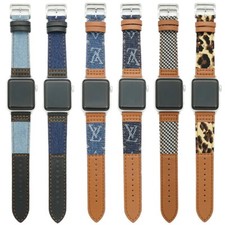 Leather Band Strap For Apple Watch series 9 8 7 6 5 4 3 2 1 SE 38-49MM Fashion
