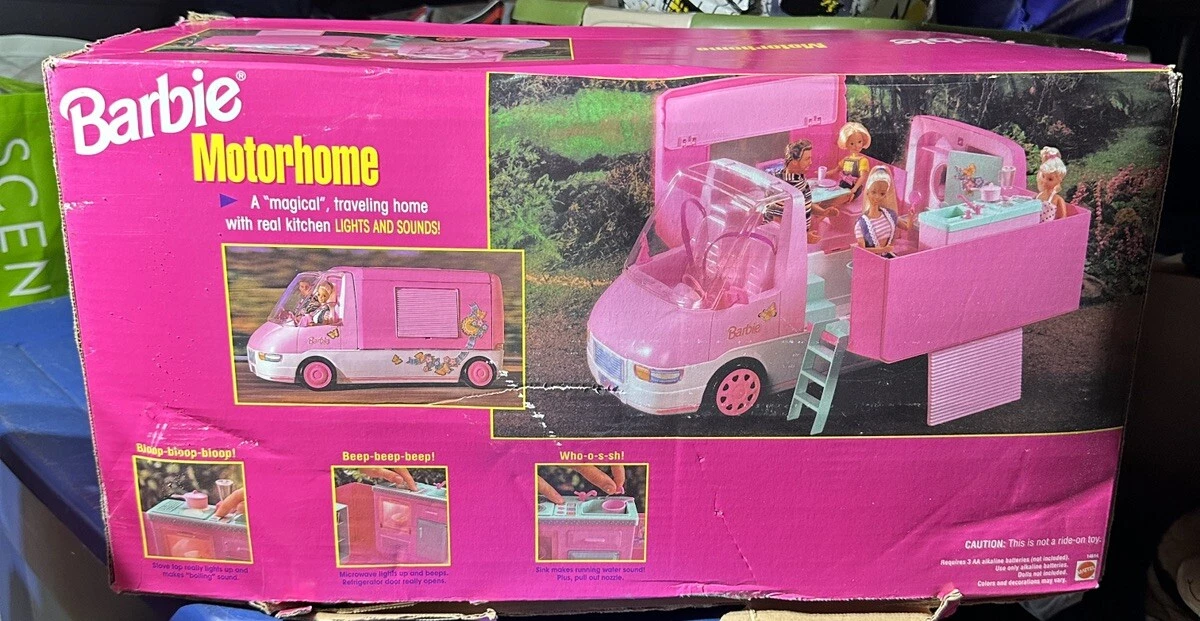 Vintage 1980s Barbie Western Fun Motor Home in original Box! - Österreich