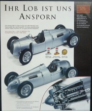 CMC PAGINA PUBBLICITARIA AUTO UNION TYPE C in 1-18.....annuncio giornale... #0501f