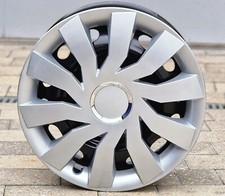 Wheel trims 14 inch  to fit FIAT PUNTO,500  + emblems 14"  Set of 4