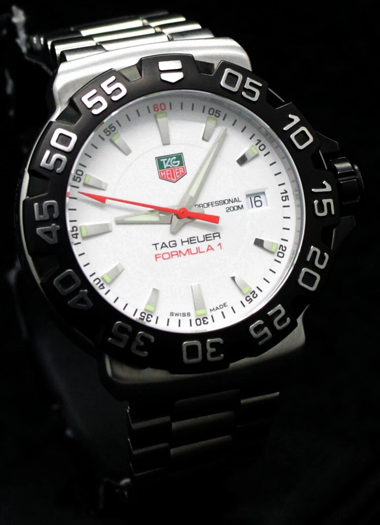 TAG Heuer Formula 1 WAH1111 Professional 200M White Men's Swiss