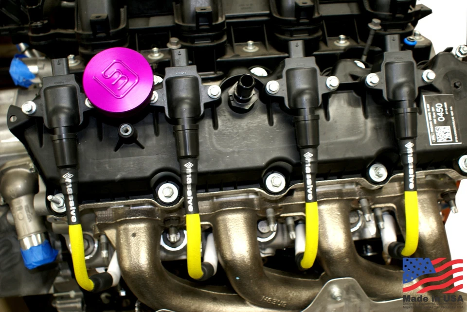 Cerámica Ford F 250 350 7.3 Gas Godzilla V8 Bujía Cables de encendido Rendimiento Foto 3 de 3