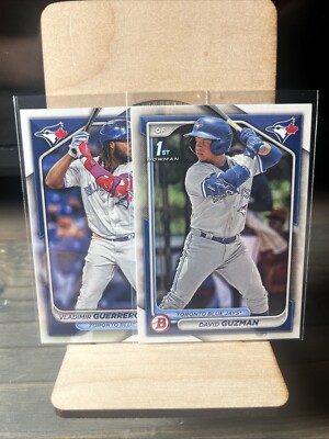 Toronto Blue Jays Bowman Lot x2 Vladimir Guerrero, David Guzman 1st Bowman