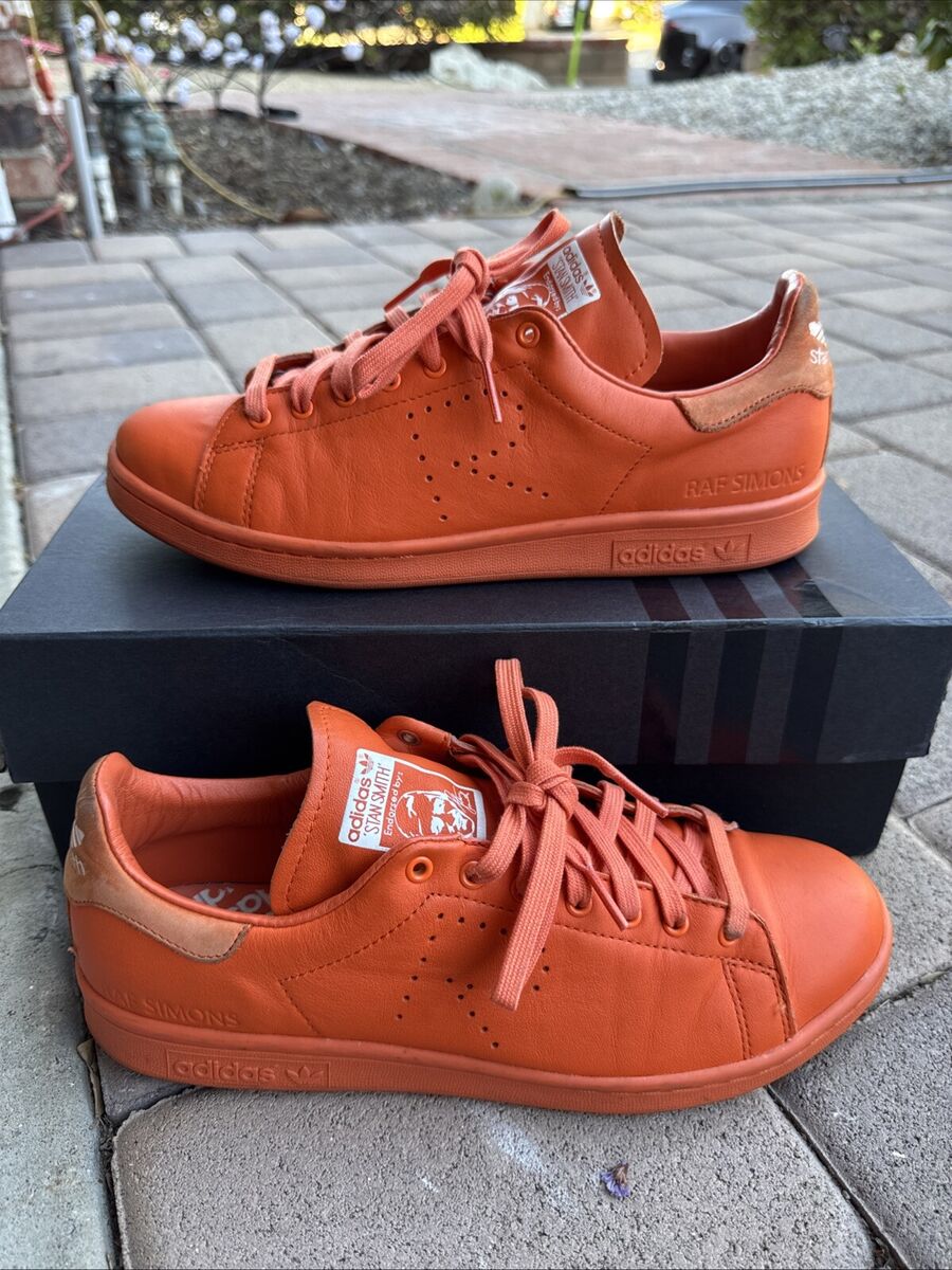 Size 9 - adidas Raf Simons x Stan Smith Orange | eBay Size 9 - adidas Raf Simons x Stan Smith Orange | eBay