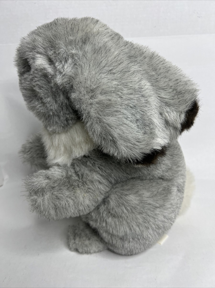 The Old Classics by Fine Toy Gray Bunny Rabbit 14”Plush Stuffed