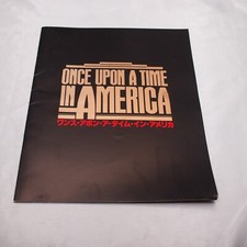 ONCE UPON A TIME IN AMERICA Brochure Theater Memorabil Japanese Program