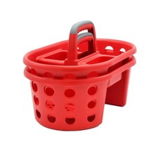 2pcs Plastic Shower Caddy Shower Basket For Bathroom Storage Large Capacity