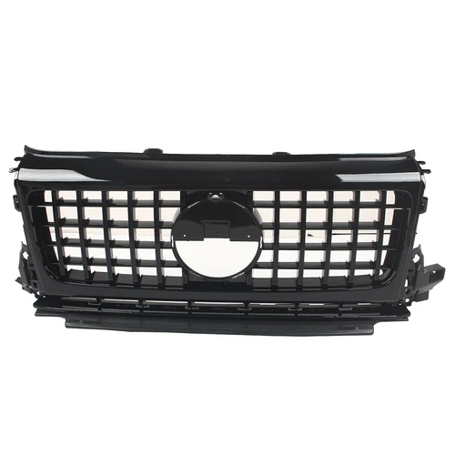 Front Bumper Grille Kit Black For Mercedes Benz W464 G63 G550 G500 2019-2023 - Picture 1 of 13