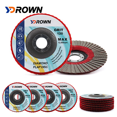 5” Diamond Flap Disc Grinding Wheel for Ceramic Glass Concrete Hard  Material