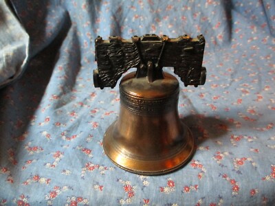 s. Souvenir Bell Metal The Liberty Bell 3 1/2'' High Proclaim Liberty Throughout 