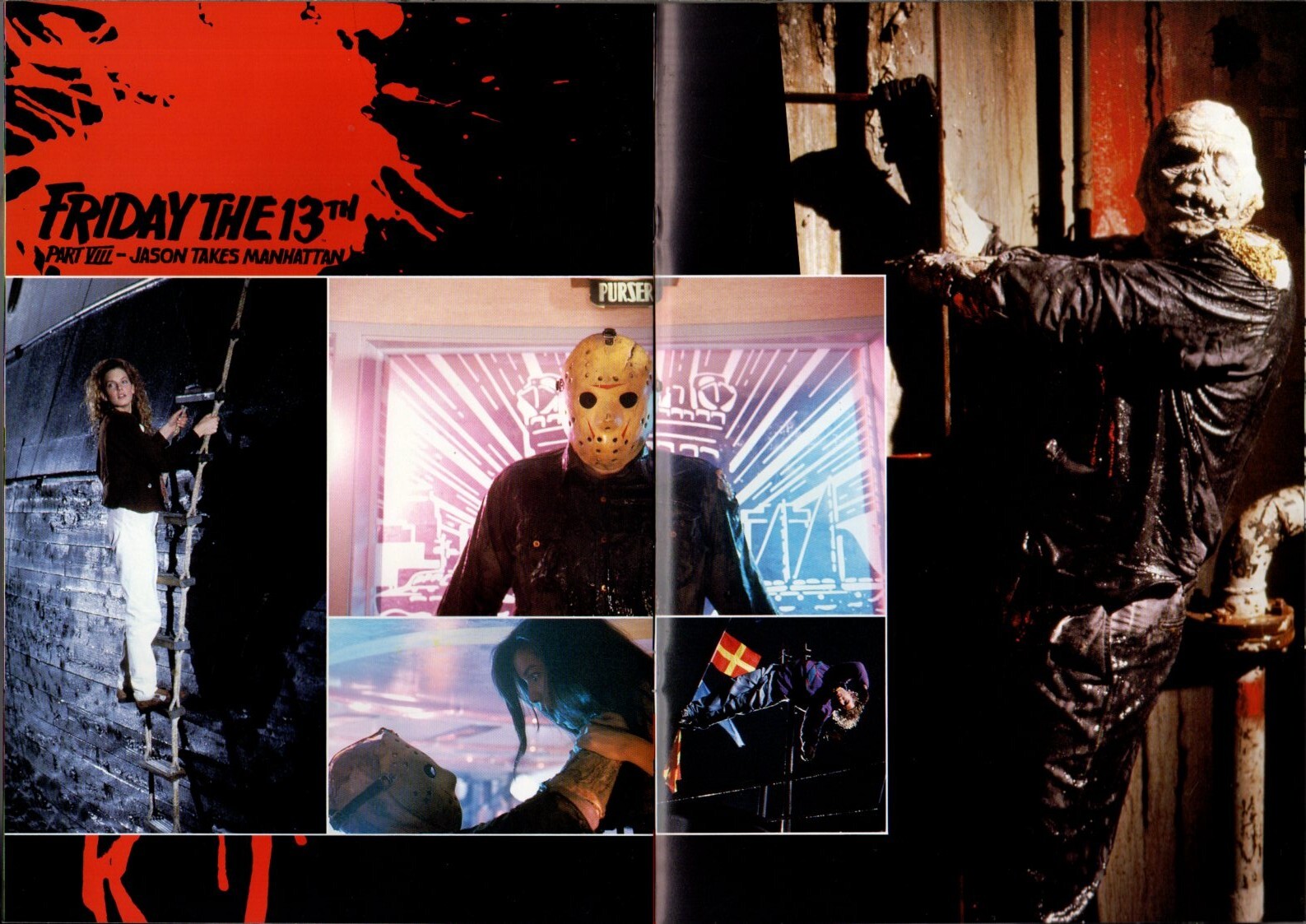 FRIDAY THE 13TH PART VIII: JASON TAKES MANHATTAN Japanese Souvenir Program 1989