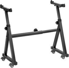 Keyboard Stand Heavy Duty- Z Style Adjustable and Portable Heavy Duty Piano Stan