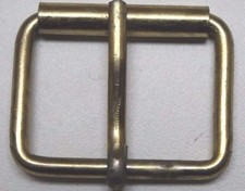 Vintage Basic Design Brass Belt Buckle 4cm wide x 3.5cm long each E7567