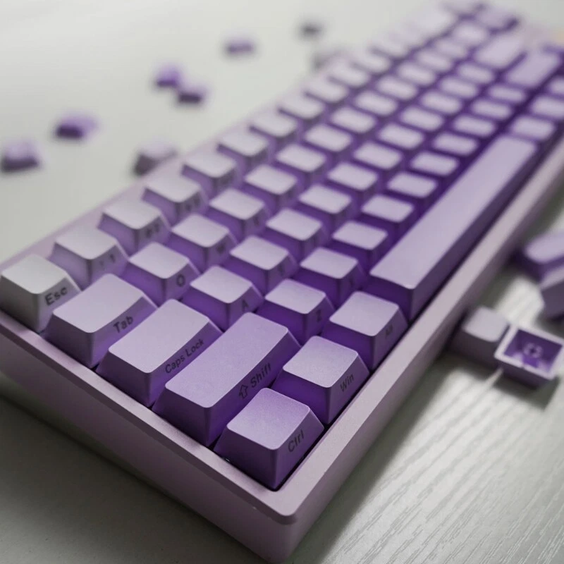 125 PBT Mechanical Keyboard Keycaps with Side or Top Engraving in Vibrant Colors for Enhanced Durability and Style 125 PBT Mechanical Keyboard Keycaps with Side or Top Engraving in Vibrant Colors for Enhanced Durability and Style