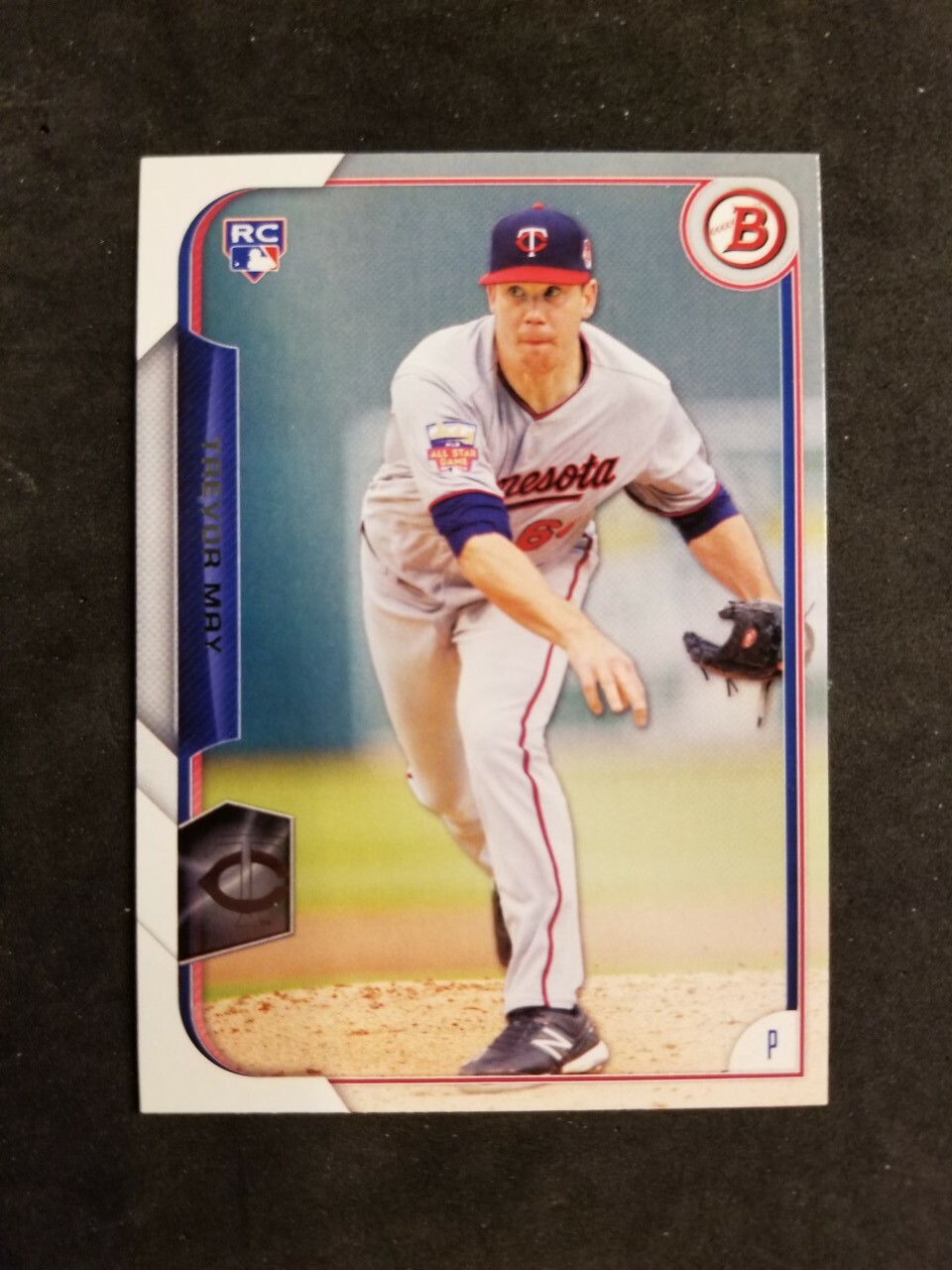 2015 Bowman TREVOR MAY card # 140