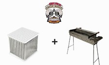 Canalina Con Sistema Automatico Cuoci Spiedini 17 Slot + Cubo Fabrica Spiedini 