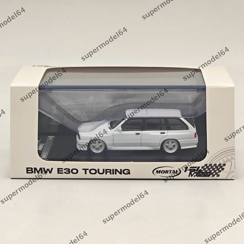 Mortal 1:64 BMW E30 M3 Wagon Openable Hood Diecast Toys Car Models Gifts White - Picture 2 of 8