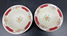 Lot of 2 Vintage Homer Laughlin Majestic Brittany Dessert Bowls