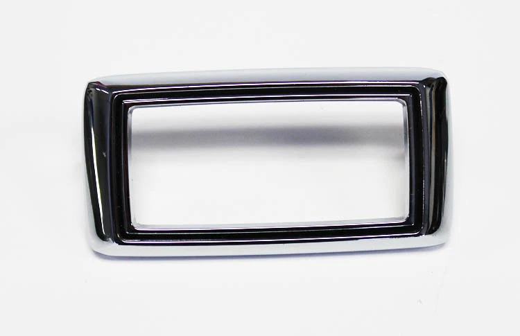 ¡NUEVO! Juego de 4 biseles de luz de marcador delanteros y traseros cromados para Ford Mustang 1969 Foto 2 de 4