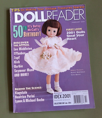 Doll Reader Magazine February 2001  DollReader Middleton Barbie Betsy McCall