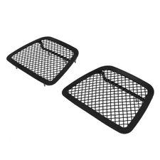 Fits 2007-2014 Chevy Tahoe/Suburban Tow Hook Stainless Black Mesh Grille Insert