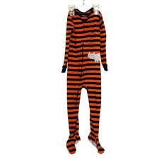 Carters Rhinoceros Striped Footie Pajamas Playsuit 4T Fall Color Whimsy Animals