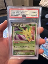 Pokemon Leafeon Lv.X Dawn Dash 1st Edition Japanese Holo Ultra Rare PSA 10