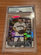 Kade Anderson Bowman Chrome 2025 Refractor Auto