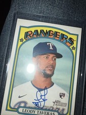 2021 Topps Heritage - Real One Autographs Leody Taveras #ROA-LT (AU, RC)