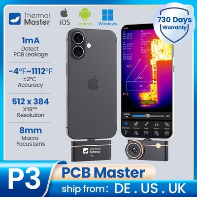 P3 Thermal Imaging Camera for iPhone&Android Phone Type-C