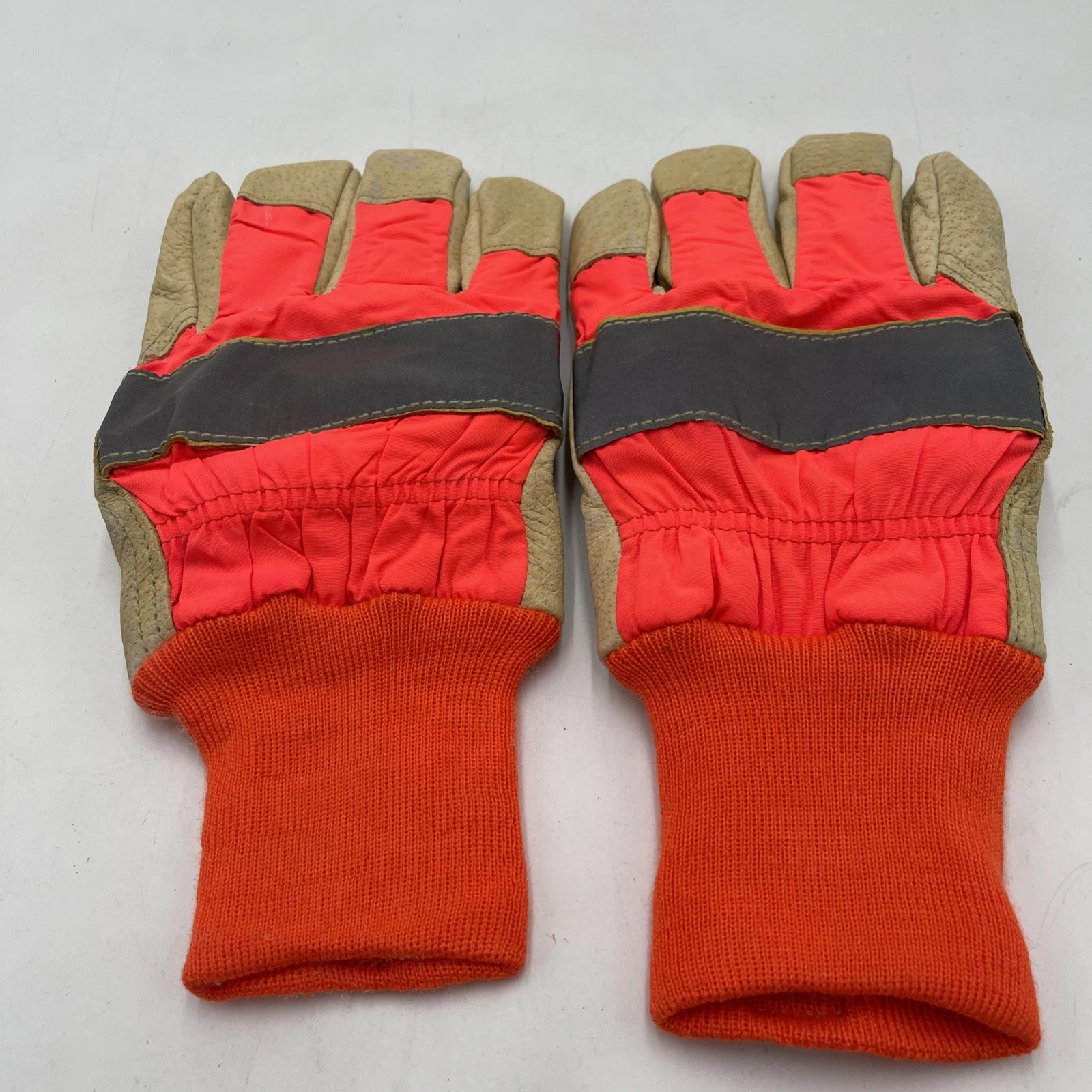 72 Pair Wells Lamont Gloves Reflective Hi-Vis Small Insulated Leather Polyester