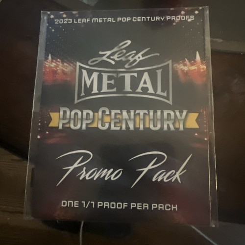 Leaf Metal 2023 Pop Century Sealed Hobby Promo Pack - One 1/1 (or 1 of 1) Proof