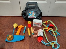 Vintage Fisher Price Medical Kit Doctor Nurse Case 1980's