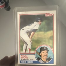 Topps Wade Boggs Boston Red Sox MLB #498 Rookie 1983 Baseball Card