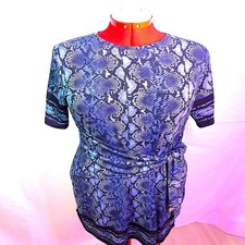 MICHAEL KORS ROYAL BLUE DRESS NWT MSRP $110.00 SIZE P/L MADE IN VIETNAM