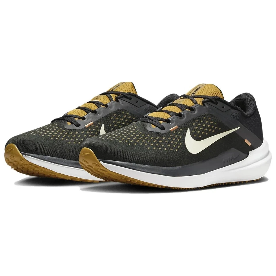NEW NIKE MENS AIR WINFLO 10 RUNNING SHOES DV4022 009 Black GOLD 7.5, 10.5, 11 12