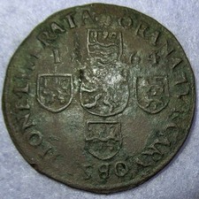 1564 Commemorative End Siege Oran King Philip II Spanish Netherlands Holland Min
