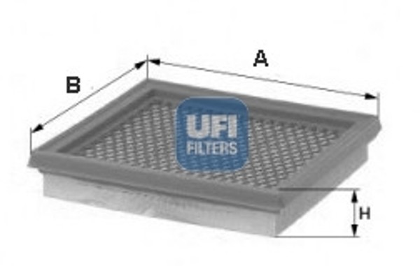 UFI Luftfilter 30.160.00 Filtereinsatz FüR Vectra CC Opel Caravan J96 DTI 16V-image