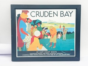 VINTAGE LNER RAIL ADVERTISEMENT POSTER PICTURE PRINT CRUDEN BAY EAST COAST ROUTE