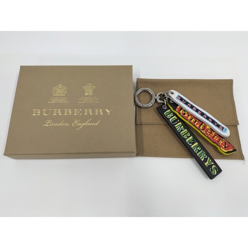 Burberry 3-Row Keychain Logo Print Multi-Color | eBay
