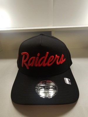 New Era Las Vegas Raiders 9forty Snapback Hat Black Red Los Angeles NFL Football