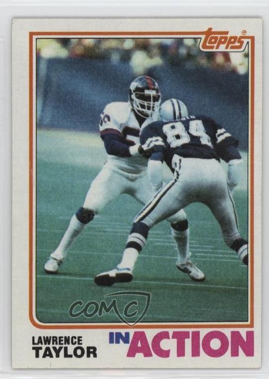 1982 Topps In Action Lawrence Taylor #435 HOF 0b0g