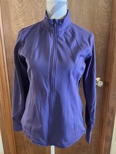 Live Well Active XS Active Wear Jacket Long Sleeve Full Zip Workout Athleisure