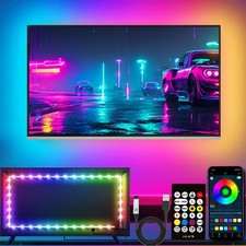 LED Lights for TV, 16.4ft LED Lights for 45-75 Inch TVs, RGB TV Backlight Behind