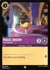 Magic Broom Lively Sweeper 49/204 Ursula's Return Disney Lorcana 017408