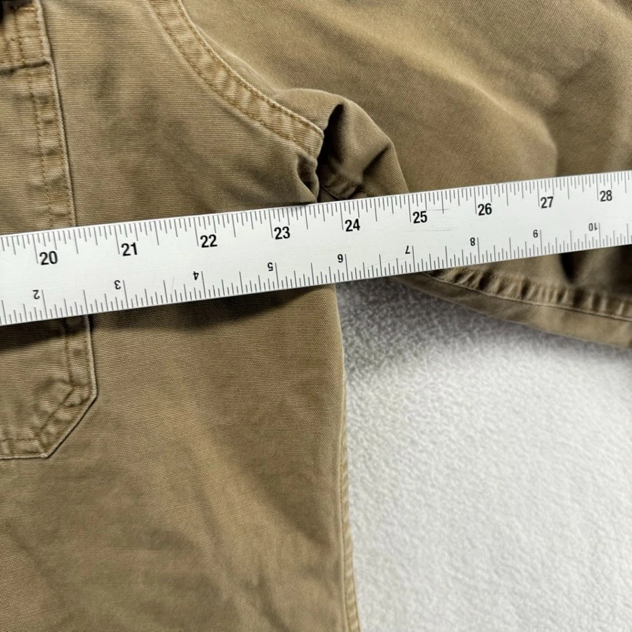 Cazadora Cabelas vintage para hombre grande de lona tostada forrada de franela gruesa descolorida años 90 Foto 4 de 4