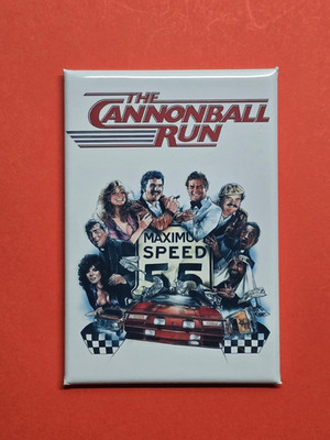 The Cannonball Run Kühlschrankmagnet Filmposter